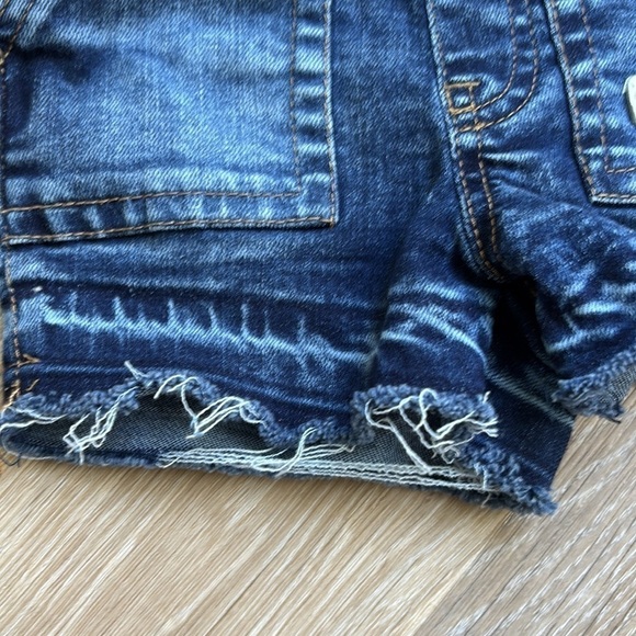 7 For All Mankind Infant Girls Denim Overall Dress Size 12M - Picture 4 of 12